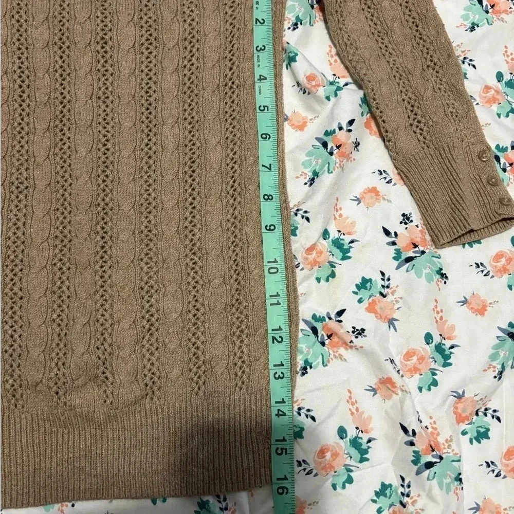 American Eagle Outfitters cable knit scoop neck sweater extra small